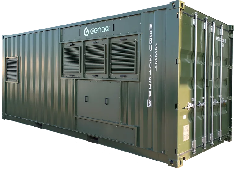 Generador de agua atmosférica GENAQ Cumulus integrado en contenedor